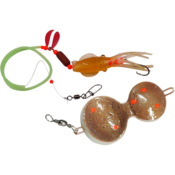 EISELE Tock-Butt-System m. Circlehaken Gr.2 motoroil UV Flounder