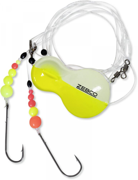 #1 Zebco Inline RFT Flatty Rig gelb/glow